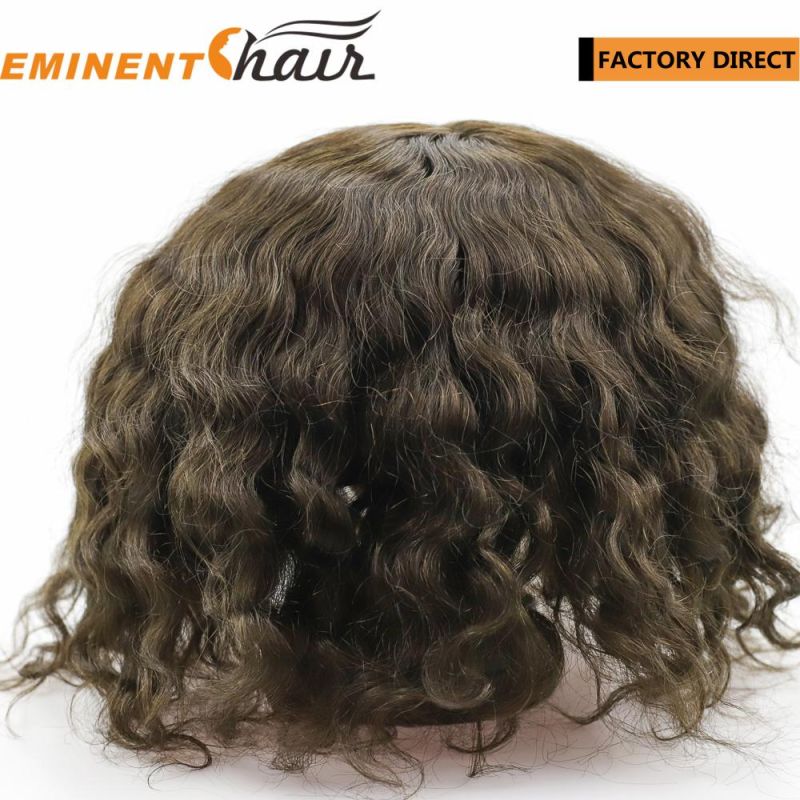 Eminent Hair Factory Indian Human Mono Hair Natural Men Toupee