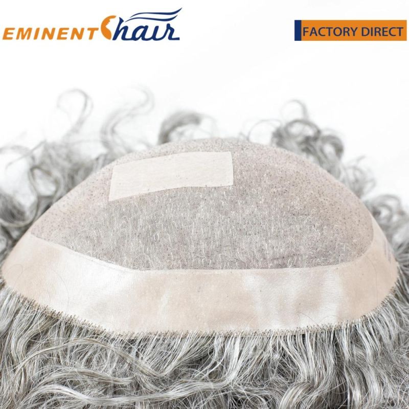 Human Hair Mono Men′ S Hair Piece Toupee