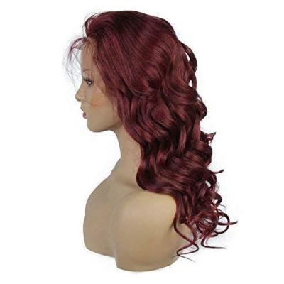 Kbeth Red Wine Boday Wave Wigs for Women HD Lace Frontal 100% Virgin Natural Human Hair Extension Wig for 2021 Summer