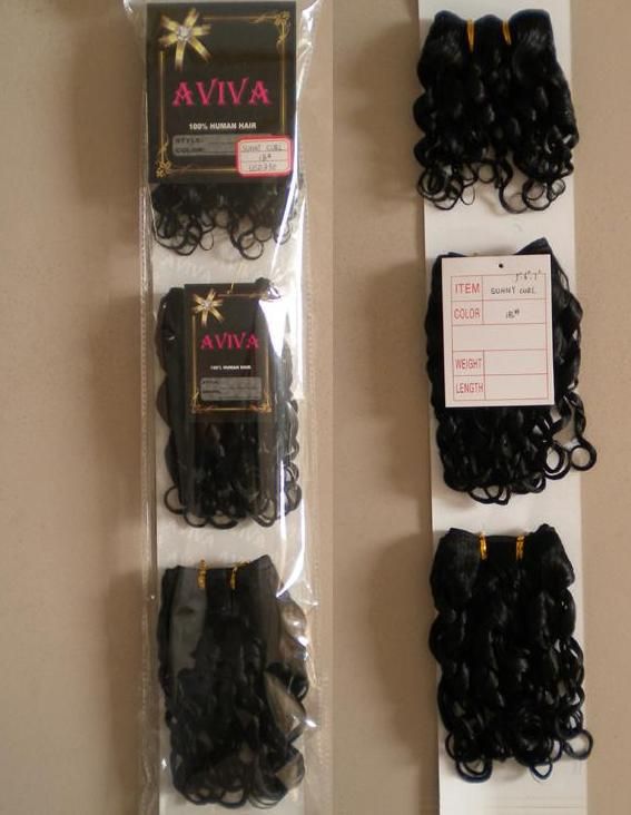 Wholesale Hot Selling Human Hair Weaving Wave and Curly Weft