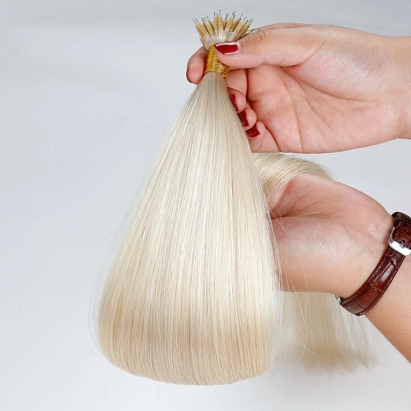 Wholesale 100% Human Remy Double Drawnnano Ring Hair Extension