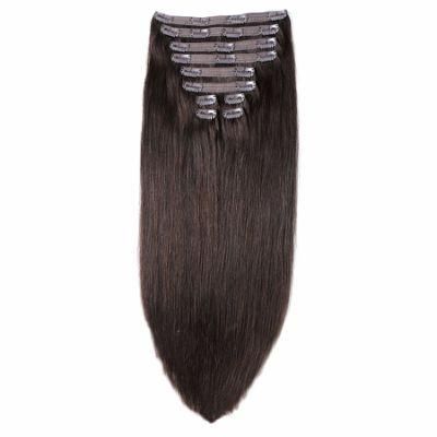 Remy Virgin Brazilian Hair Clip in Lace Hair Extensions