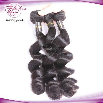 Factory Price Loose Wave 100% Human Hair Weave Bundle Hair