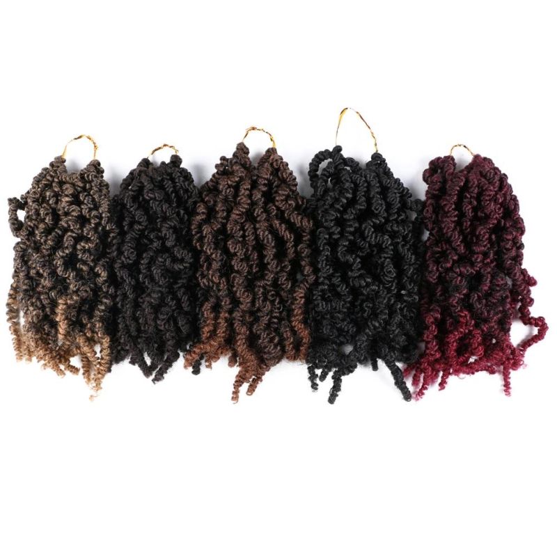 10inch 15 Strands/Pack Pre-Twisted Spring Twist Hair Crochet Braids Chinese Dreadlocks Hair Extensions