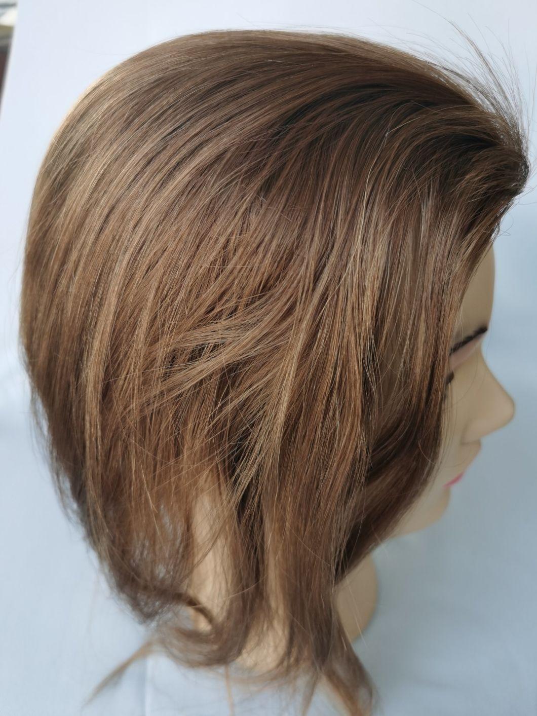 2022 Most Natural Silk Top Injected Lace Human Hair Toupees Made of Remy Human Hair