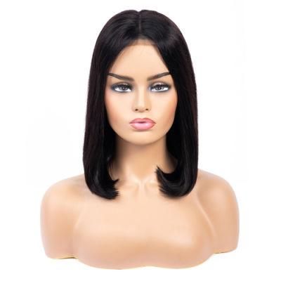 Lace Front Human Hair Wigs Brazilian Straight Short Bob Lace Front Human Hair Remy Wigs