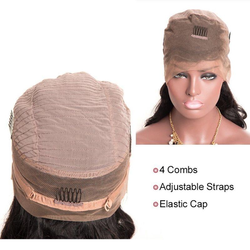 Hair Wigs Pre Plucked 360 Lace Front Wigs Peruvian Body Wave 150% Density Human Hair Wigs Remy Hair