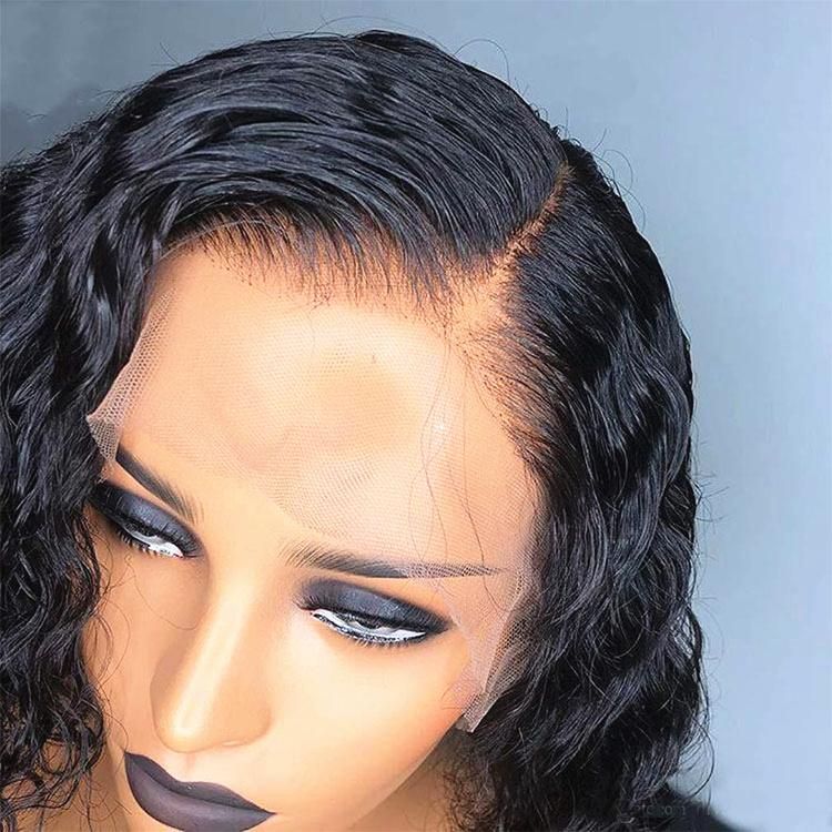 9A Glueless Full Lace Human Hair Wigs for Black Women Indian Virgin Hair Wigs Water Wave Lace Front Wigs with Baby Hair