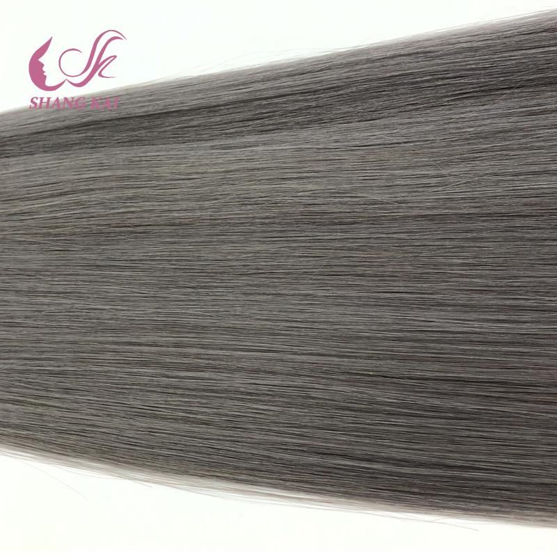 Wholesale Good Quality Real Remy Human Hair Grey Color I Tip Hair Exetnsions