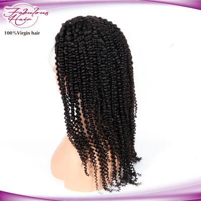 Kinky Curly 30 Inch Lace Front Wig Human Hair Long