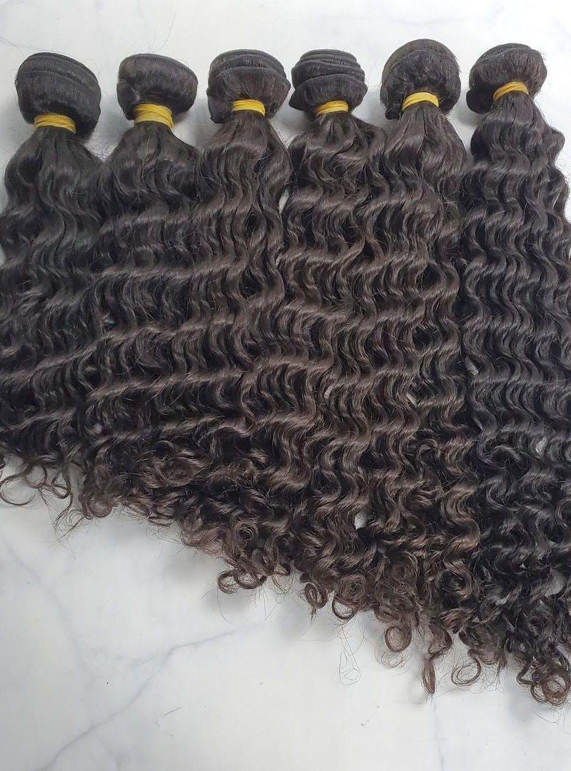 100g Straight Hair Weft Extension Black Brown Blonde 100% Real Brazilian Hair Sewing Machine Weave Extensions Human Hair Weft