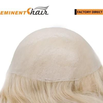 V -Loop Thin Skin European Hair Wig for Men
