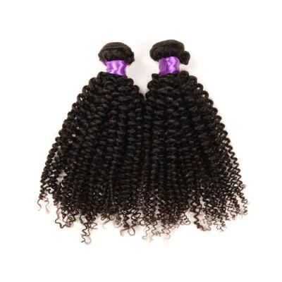 Can Be Dyed 7A Grade Cheap Kinky Curly Hair Weft Italian Human Hair Extension