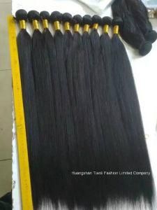 Great Quality Cheap Human Hair Weft Straight Hair in Stock