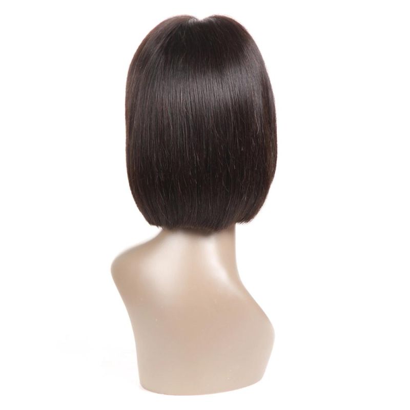 Kbeth Human Hair Wig Bob Cut 100 Percent Remy Virgin Brazilian Girl Original Hair 14 Inch Length Summer Cool Soft Good Price 13*4 Lace Frontal Wig Ready to Ship