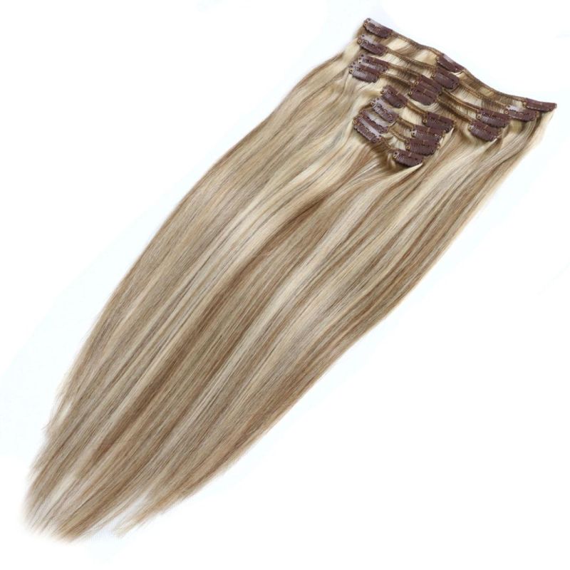 Fashion Mixed Color Clip on Hair Extension
