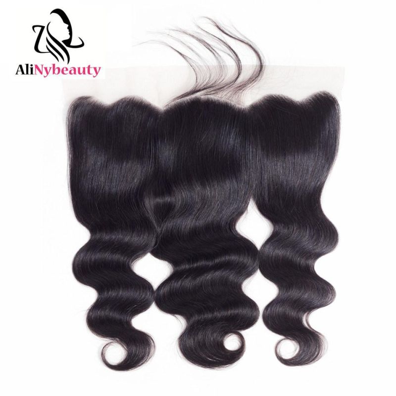 Alinybeauty Unprocessed Brazilian Body Wave Virgin Lace Frontal