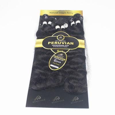 Natural Straight Human Hair Bundles with Closure Pack