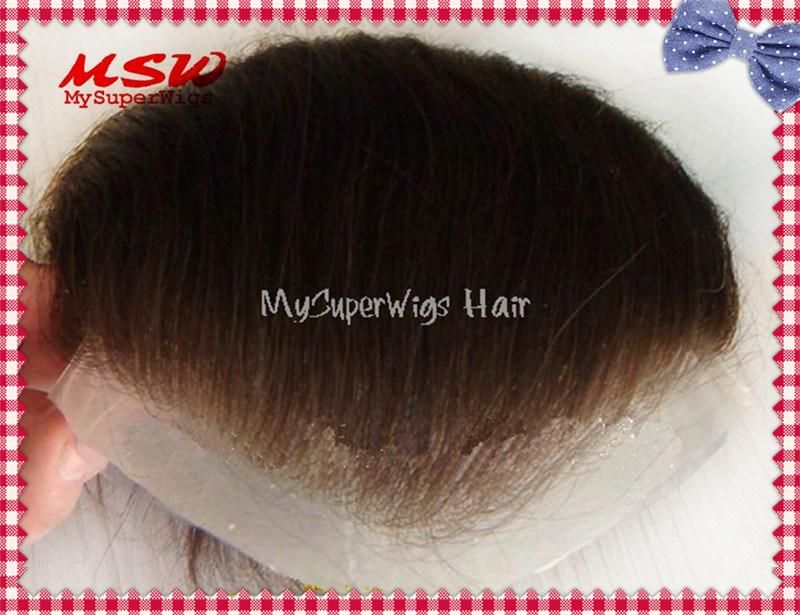 2022 V-Looping Hair Clear Thin Poly Base Hair System