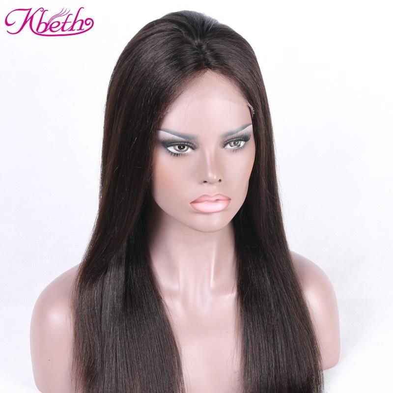 Kbeth Straight Bundle with Closure Top 100% Real Human Virgin Indian Silk Straight Wave Hair Bundle Weft 100g Each Piece China Supplier