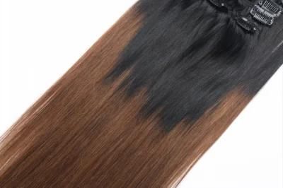 16 Colors 16 Clips Long Straight Synthetic Hair Extensions Clips in High Temperature Fiber Black Brown Hairpiece