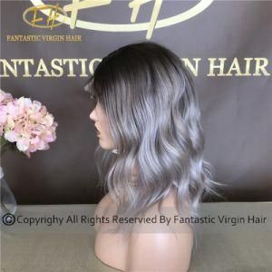 100% Unprocessed Chinese Virgin/Remy Human Hair Full/Frontal Lace Wig with Awesome Color