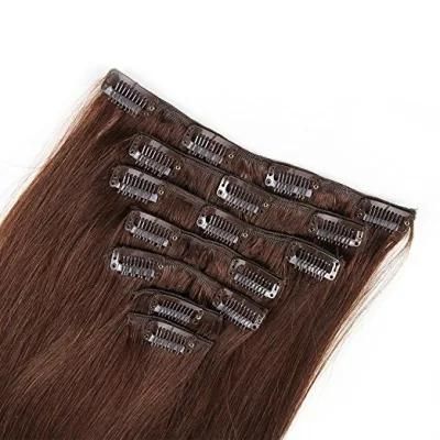 Aviva Brazilian Hair Extension Clip in Human Hair Extension 18inch 7PCS for Full Head (AV-CHL07-18-2)
