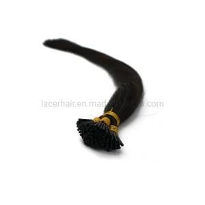 High Quality Brazilian Natural Remy Virgin Human Hair Stick Double Drawn I Tip Extension