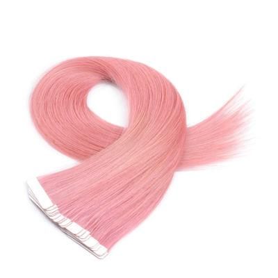 Virgin Remy Tape Human Hair Extensions One Donor Cuticle Intact Adhesive Premium White Tape Hair 20PCS
