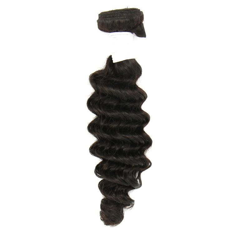 Wholesale Price 100% Malaysian Hair Natural Black Color Deep Curl Wave Hair Bundles