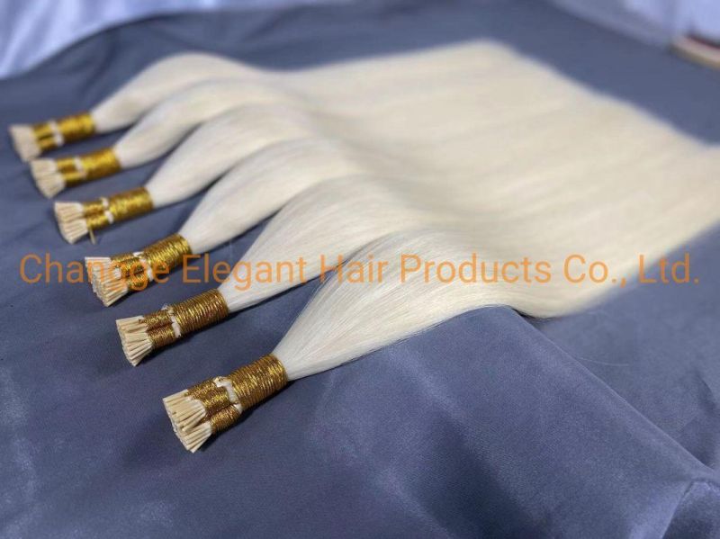 Human Remy Wholesale Unprocessed Pre-Bonded Full Ending I/U/Flat Tip Hair Extensions