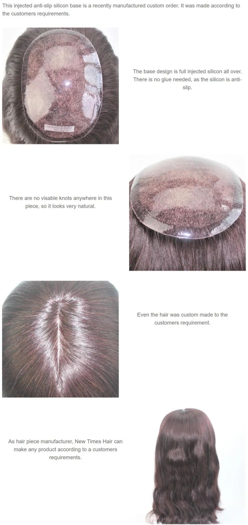 Customised Ladies Full Anti-Slip Silicon Hair Replacement System