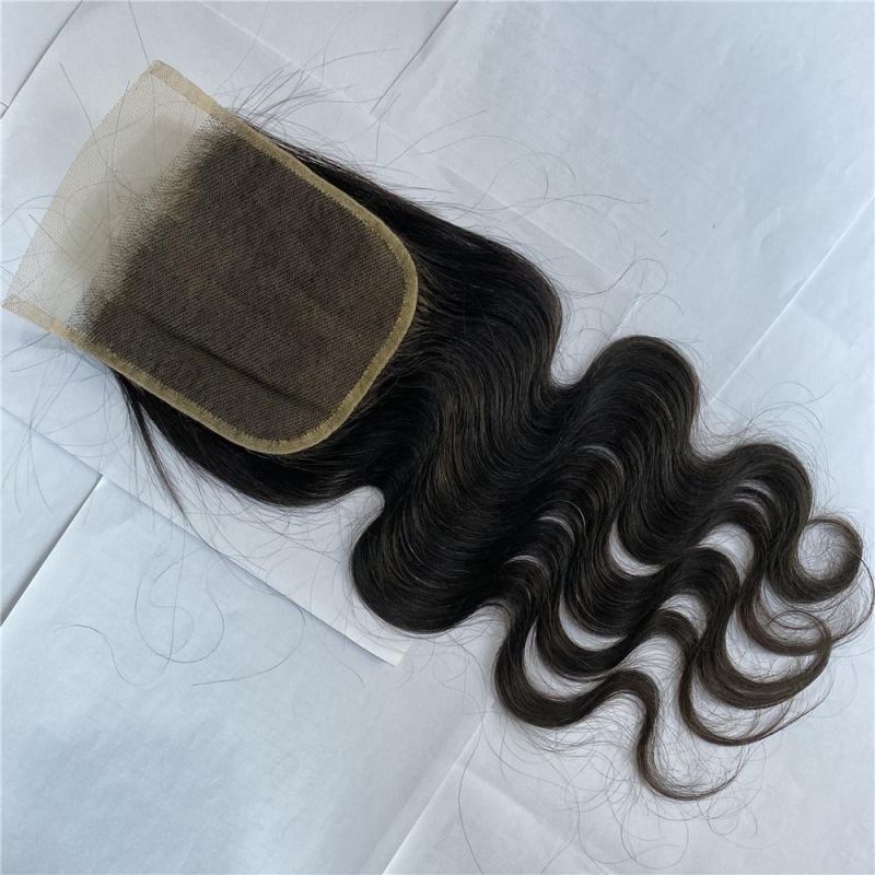 Wholesale 8-22 Inch Brazilian Virgin Hair 5*5 Body Wave Closure