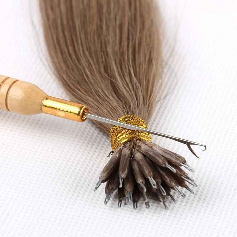Wholesale 100% Human Remy Double Drawnnano Ring Hair Extension
