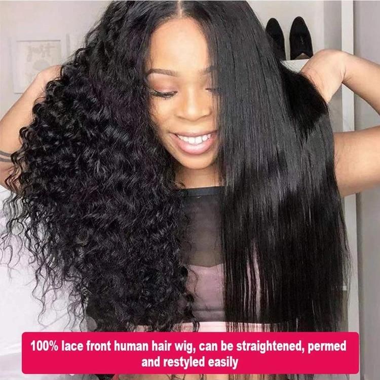 13X6 Transparent Swiss HD Lace Front Wigs for Black Women 360 Lace Frontal Wig Vendors 13X4 100% Virgin Full Lace Human Hair Wig