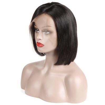 Kbeth Human Hair Wig for Black Women 2021 Fashion Brazilian Hair Extensions Short Cut 100% Virgin Natural Bob Straight HD Lace Front Wigs