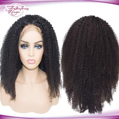 Jerk Curl Combodian Natural Remy Full Lace Human Hair Wigs