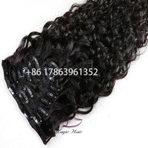 8A 7PCS 120g/Set Natural Wave 8-30inch Real Brazilian Remy Human Hair Full Set Clip in Hair Extensions