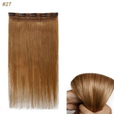 10-24 Remy Human Hair Clip in Straight Clip in Human Hair Extensions Around Head Hair Extensions Multi Color 18 Inches