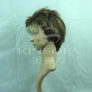 100 % Human Hair Full Lace Wig (Kinsofa 30041)