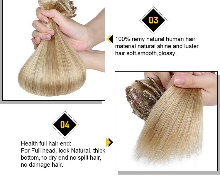 Clip in Remy Human Hair Extensions