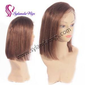 #30 Straight Brazilian Remy Human Hair Lace Frontal Wig 8&quot;-24&quot; Bob Hair Style with Free Shipping