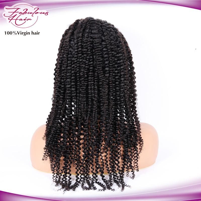 Kinky Curly 30 Inch Lace Front Wig Human Hair Long