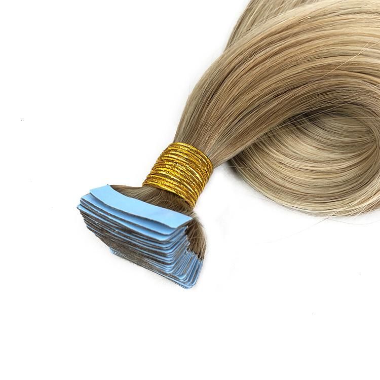 12A Raw Cuticle Aligned Russian 100% Human Hair Tape in Hair Extensions