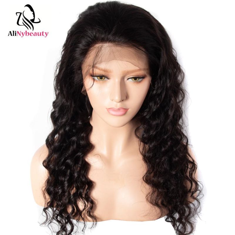 100% Human Hair Brazilian Loose Wave Full Lace Wig