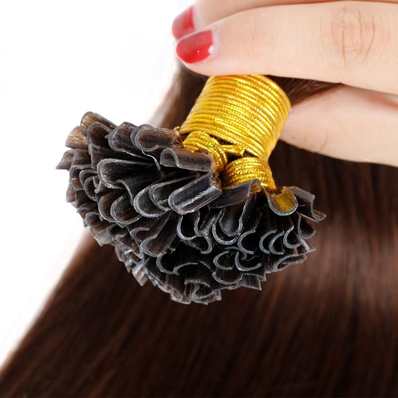 Fusion So Cap Quality Itakly Keratin with Flat /U-Tip, Flat-Shaped Pre-Bonded Remy Hair Extension