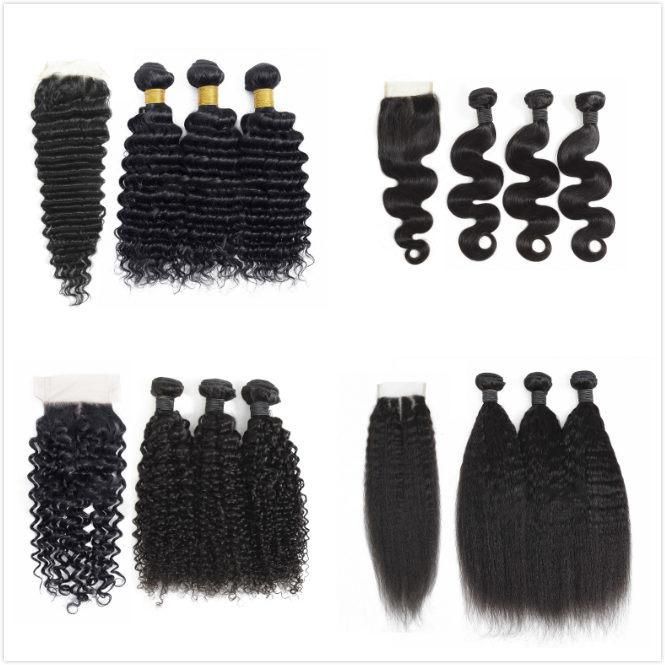 Factory Supply Wholesale Kinky Curly Raw Indian Cuticle Aligned Hair