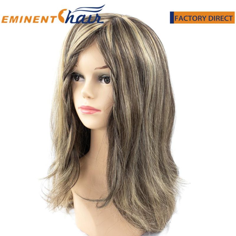 Custom Made Human Hair Silk Top Women′s Integration Wig