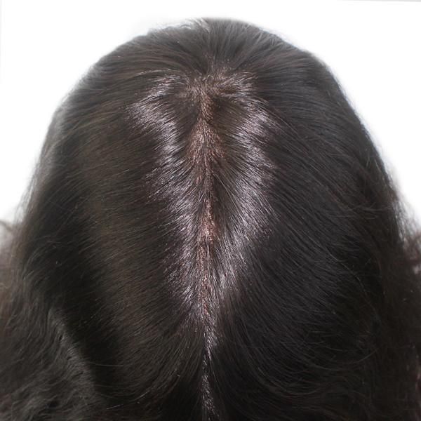 Lw887 French Lace Base with Thin Skin Perimeter Wig for Women