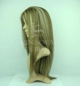 100% Africa Hair Front Lace Wig (Kinsofa 247725)